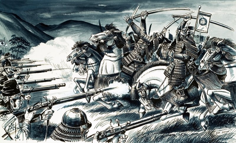A Nagashino-i csata 1575-ben alkotó: Dan Escott