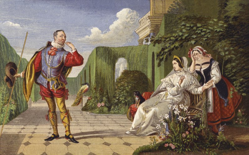Malvolio és a grófnő alkotó: Daniel Maclise