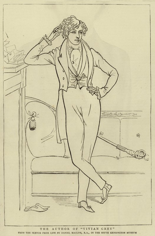 Vivian Gray szerzője alkotó: Daniel Maclise