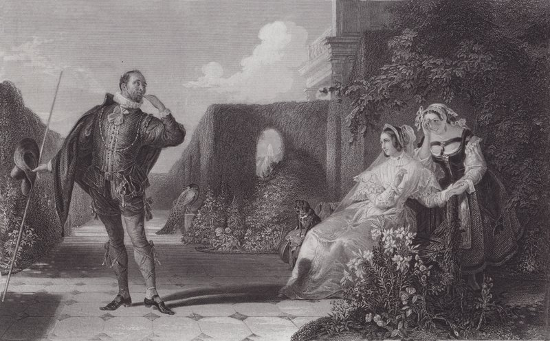 Malvolio, Tizenkettedik éjszaka (metszet) alkotó: Daniel (after) Maclise