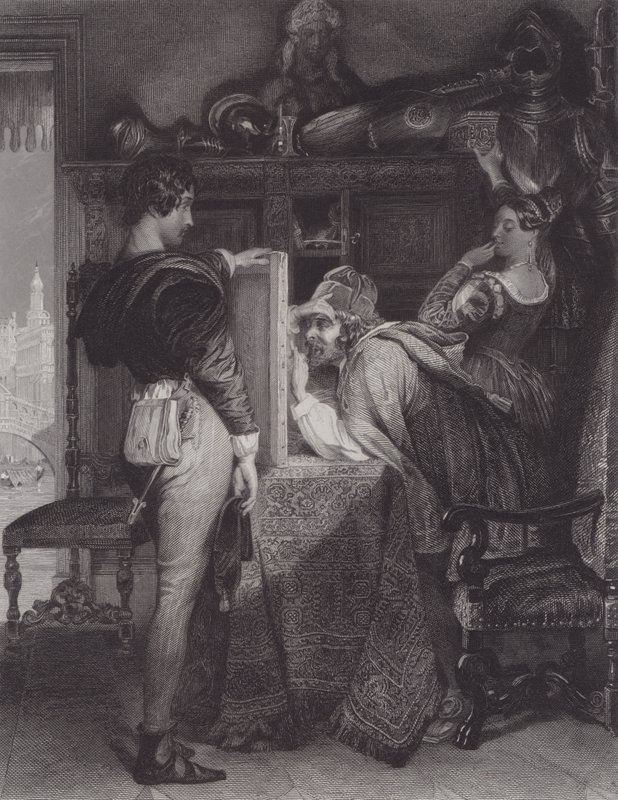 Salvator Rosa (metszet) alkotó: Daniel (after) Maclise