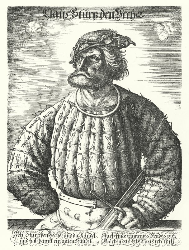 Kunz von der Rosen, I. Maximilianus római császár udvari bolondja alkotó: Daniel Hopfer