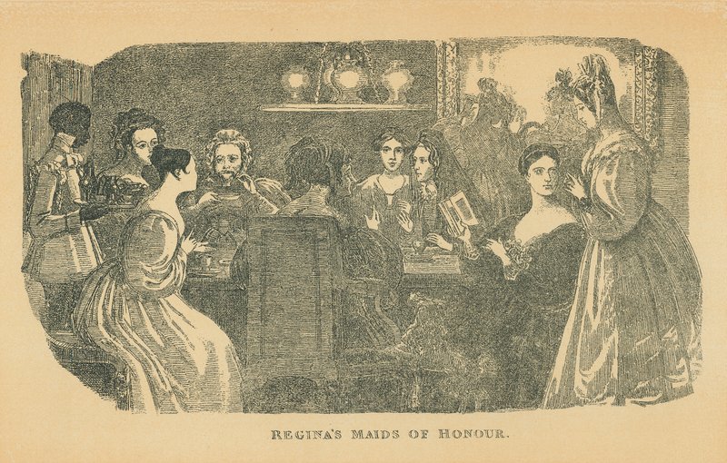 Regina díszleányai alkotó: Daniel Maclise