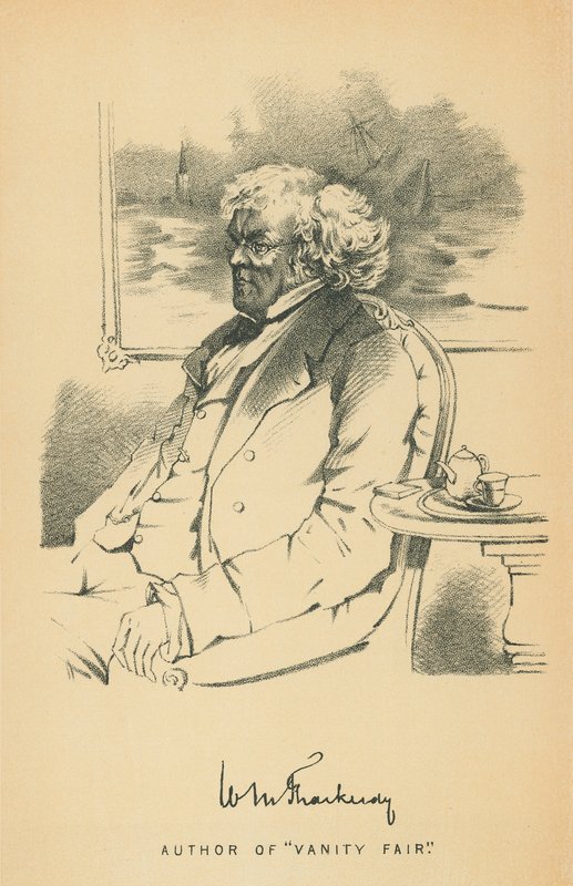 William Makepeace Thackeray alkotó: Daniel Maclise