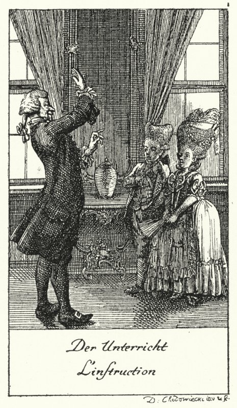 A lecke (metszet) alkotó: Daniel Nikolaus (after) Chodowiecki