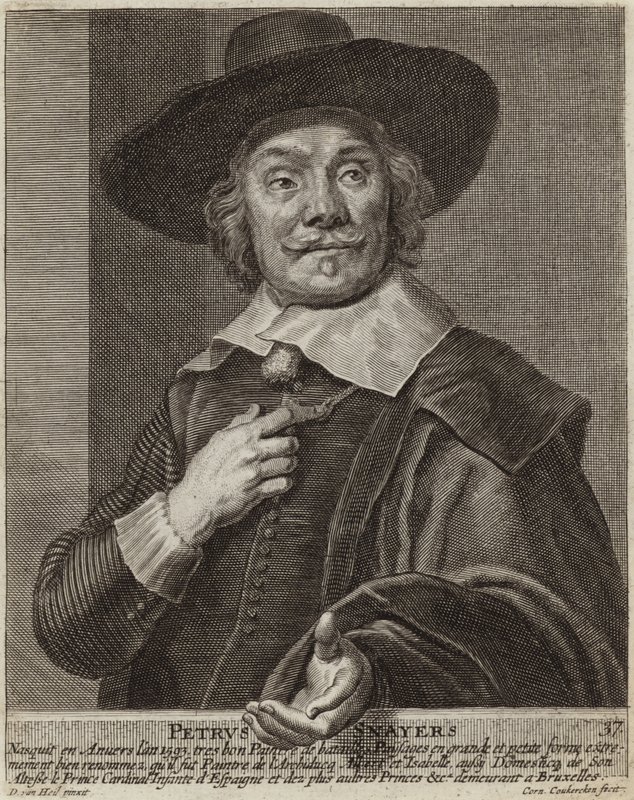 Pieter Snayers portréja alkotó: Daniel van Heil