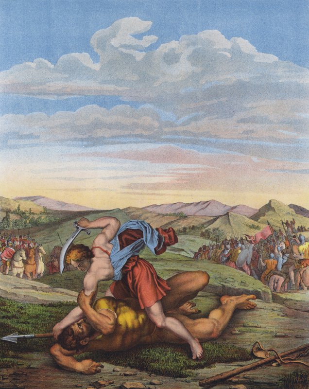 Dávid legyőzi Góliátot alkotó: Daniele da Volterra 1509 66 after Daniele da Volterra 1509 66 after
