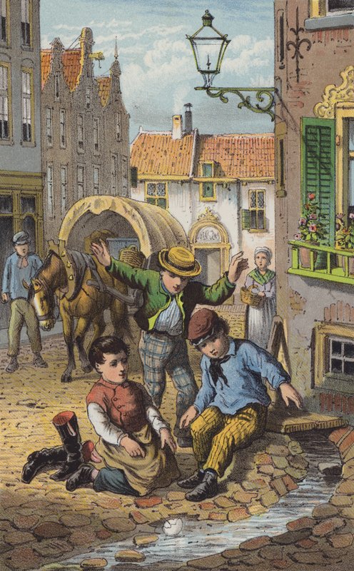 A stoppolótű (színes litográfia) alkotó: Danish School