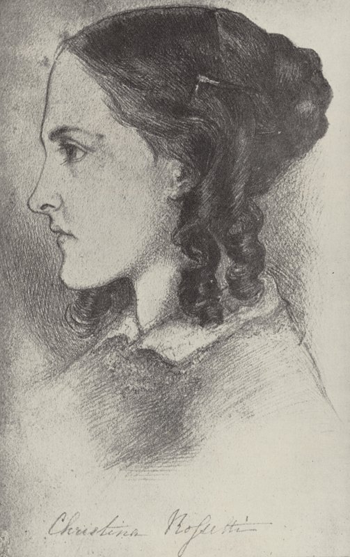 Christina Rossetti angol költő alkotó: Dante Gabriel Charles Rossetti