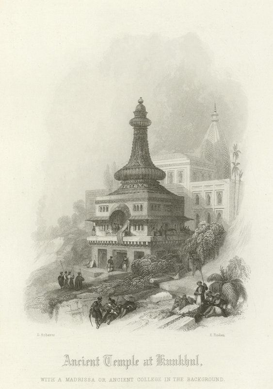Ősi templom Kunkhulban alkotó: David Roberts