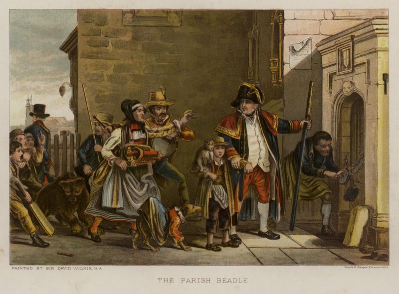 A Parish Beadle alkotó: David Wilkie