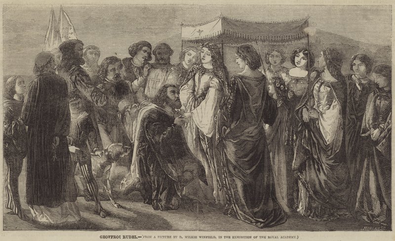 Geoffroi Rudel alkotó: David Wilkie