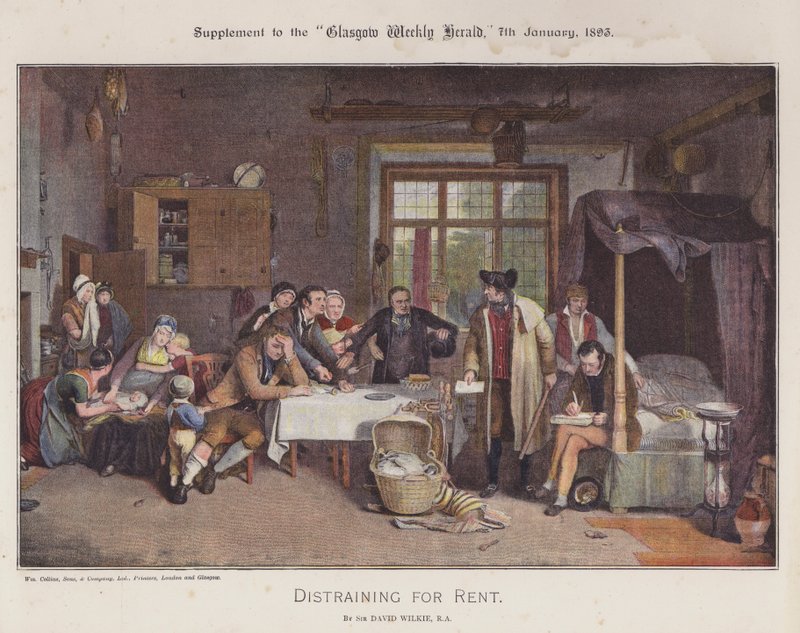 Letartóztatás kiadó (színes litó) alkotó: David (after) Wilkie