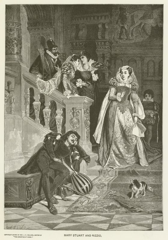Mary Stuart és Rizzio alkotó: David Dalhoff Neal