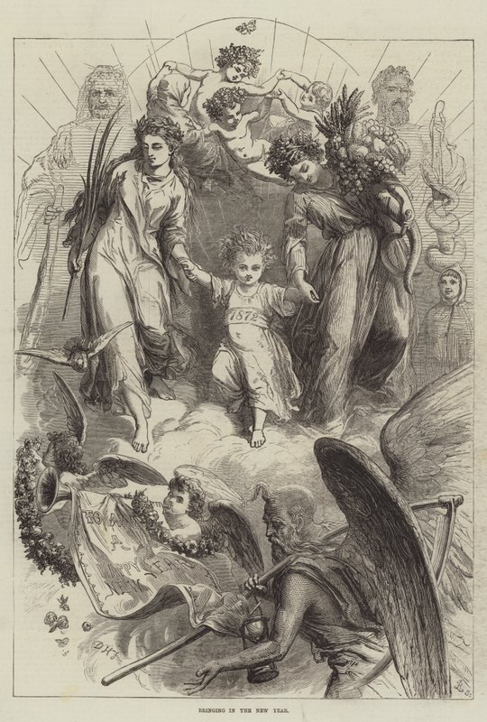 Az újév behozatala alkotó: David Henry Friston