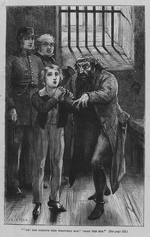 Illusztráció Oliver Twisthez, Charles Dickens (metszet) alkotó: David Henry Friston
