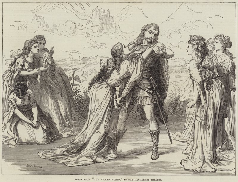 Jelenet A gonosz világból, a Haymarket Színházban alkotó: David Henry Friston