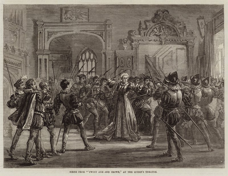 Jelenet a Twixt Axe and Crown-ból, a Queen