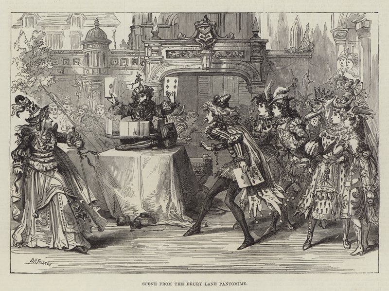Jelenet a Drury Lane pantomimból alkotó: David Henry Friston