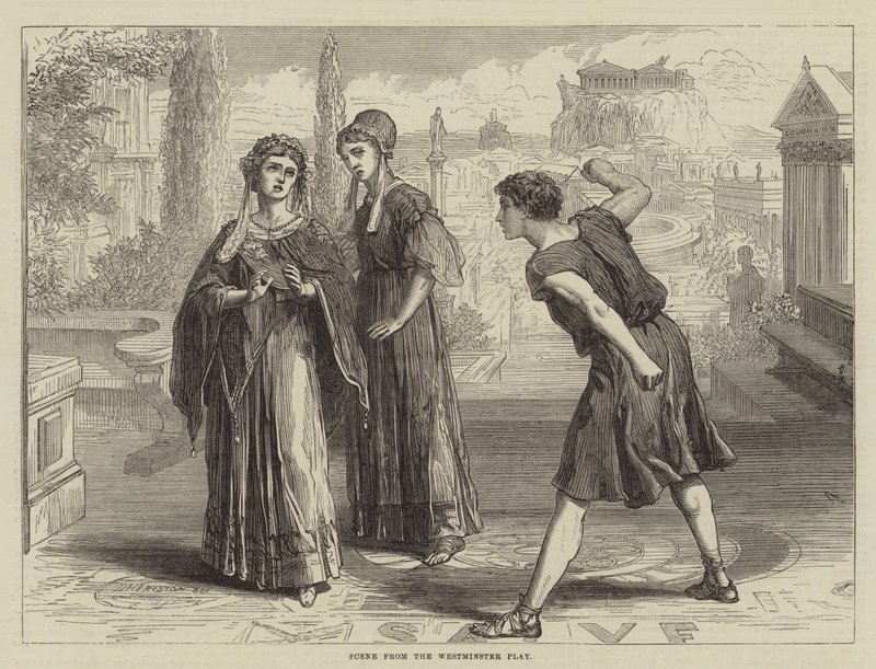 Jelenet a Westminster Play-ből alkotó: David Henry Friston