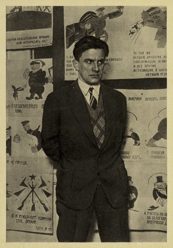 Vlagyimir Majakovszkij, orosz művész alkotó: David Petrovich Shterenberg