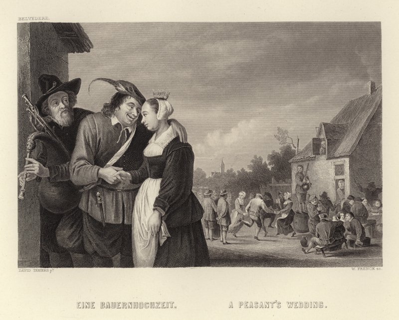 Parasztlakodalom alkotó: David Teniers the Younger