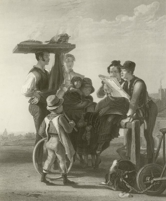 A Hírek olvasása alkotó: David Wilkie