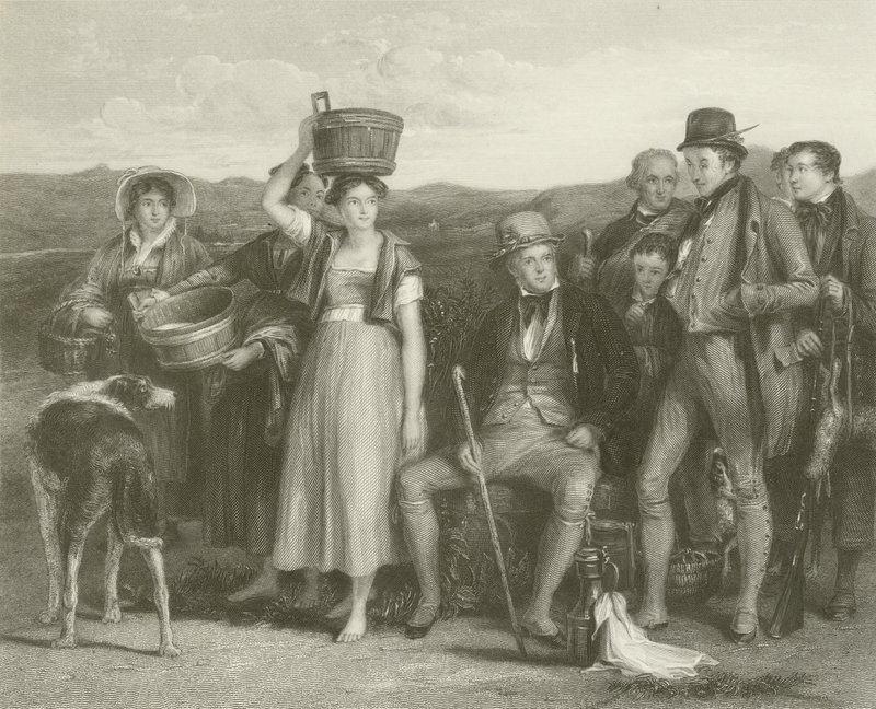 Sir Walter Scott és családja alkotó: David Wilkie