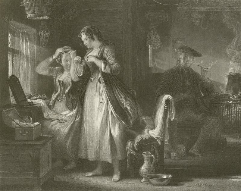 A házikó WC-je alkotó: David Wilkie