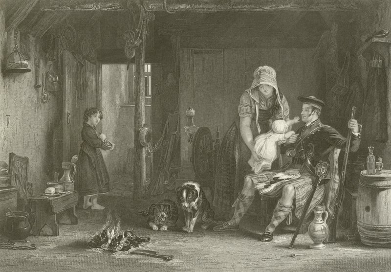 A hegyvidékiek visszatérése alkotó: David Wilkie