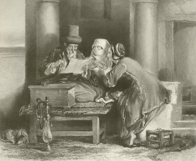 A török levélíró alkotó: David Wilkie