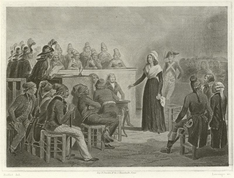 Marie Antoinette a forradalmi bíróságon alkotó: Denis Auguste Marie Raffet