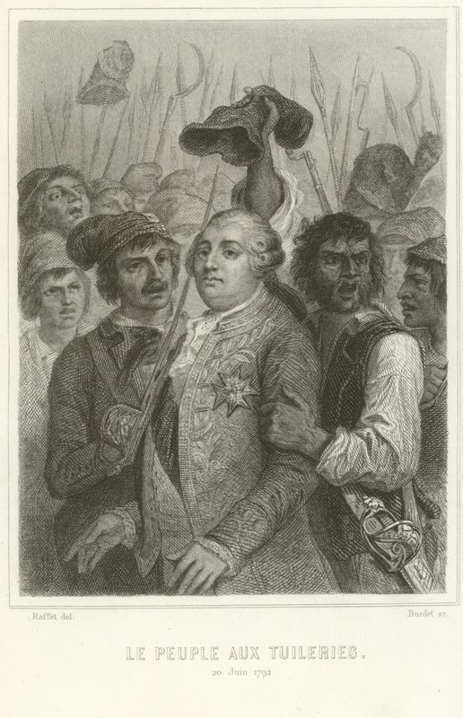 Az emberek a Tuileries-palotában alkotó: Denis Auguste Marie Raffet