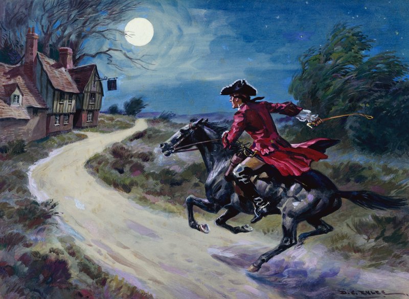 The Highwayman (gouache, papír) alkotó: Derek Charles Eyles