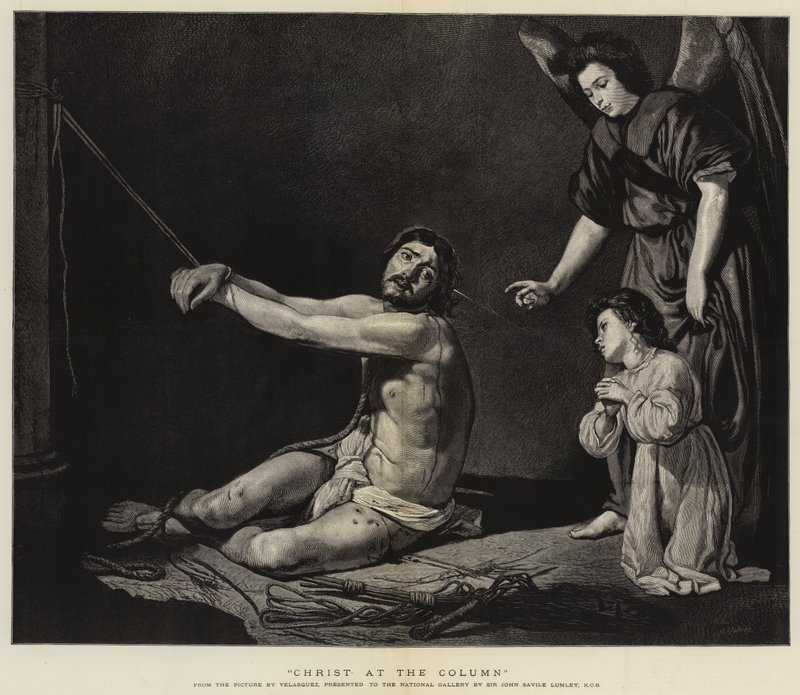 Krisztus az oszlopnál alkotó: Diego Velázquez