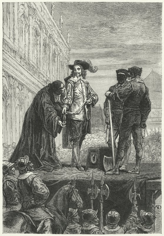 I. Károly király kivégzése, 1649 alkotó: Diogene Ulysse Napoleon Maillart