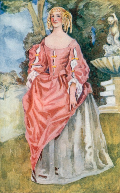 Károly korabeli nő 1660-1685 alkotó: Dion Clayton Calthrop
