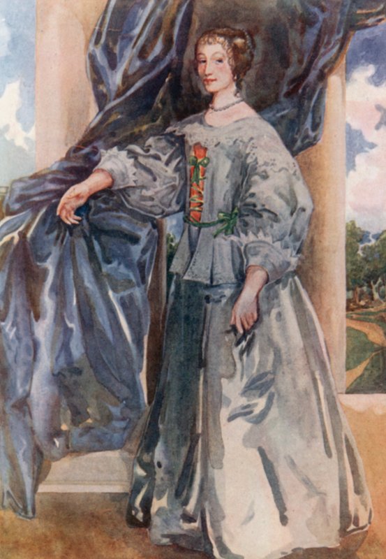 Egy I. Károly korabeli asszony 1625-1649 alkotó: Dion Clayton Calthrop