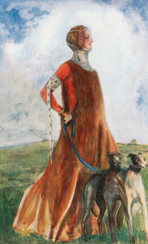 III. Edward korabeli nő 1327-1377 alkotó: Dion Clayton Calthrop