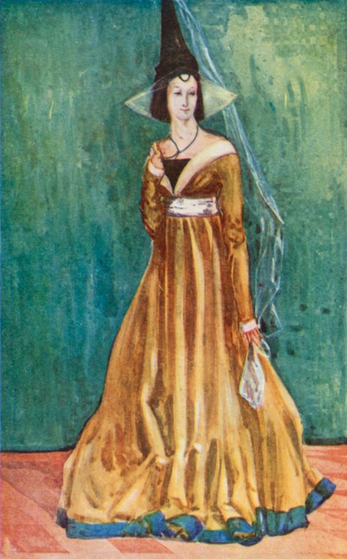 IV. Edward korabeli nő 1461-1483 alkotó: Dion Clayton Calthrop