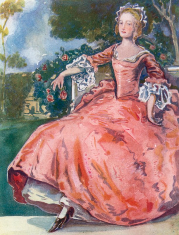 I. György korabeli asszony 1714-1727 alkotó: Dion Clayton Calthrop