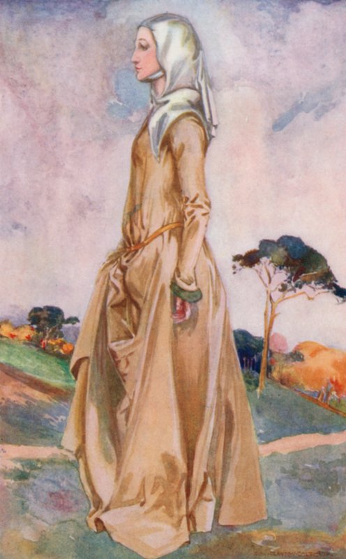 Egy nő I. Henrik idejében 1154-1189 alkotó: Dion Clayton Calthrop