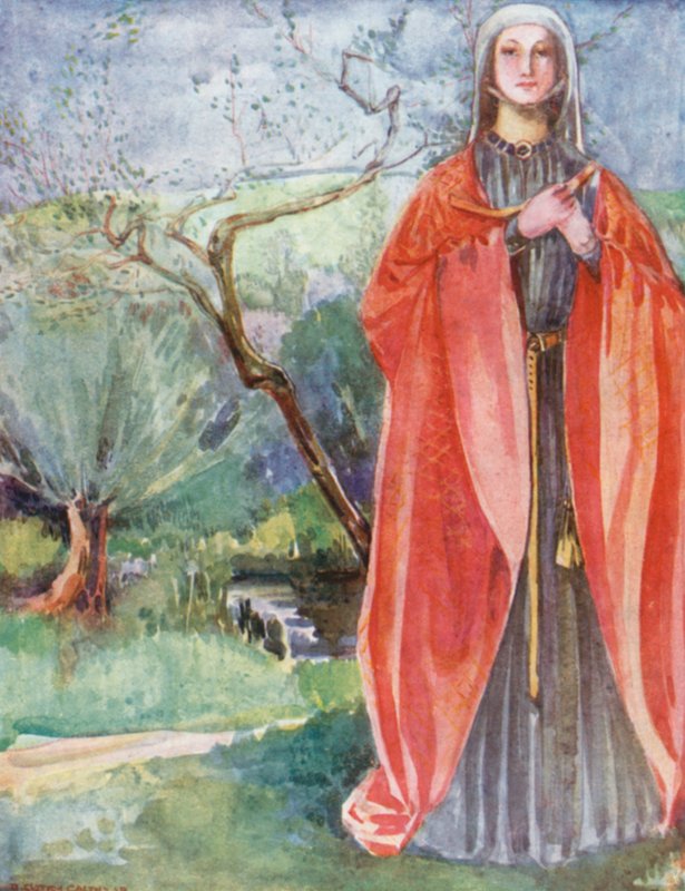 János korabeli asszony 1199-1272 alkotó: Dion Clayton Calthrop