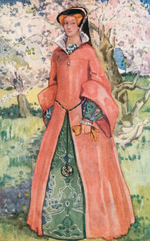 Mária korabeli asszony 1553-1558 alkotó: Dion Clayton Calthrop