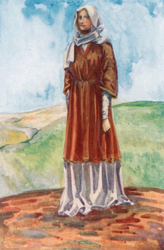 Egy nő I. Vilmos idejében 1066-1087 alkotó: Dion Clayton Calthrop