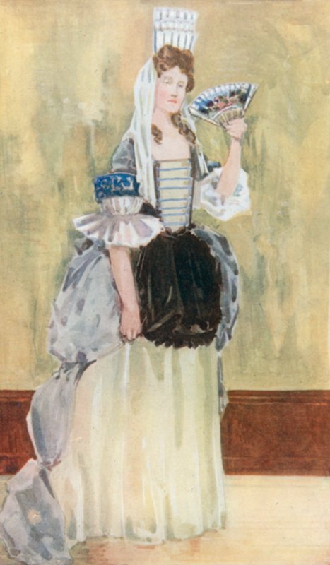 Vilmos és Mária korabeli nő 1689-1702 alkotó: Dion Clayton Calthrop