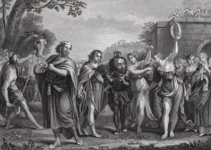 Dávid diadala alkotó: Domenichino (1581 1641) (after)