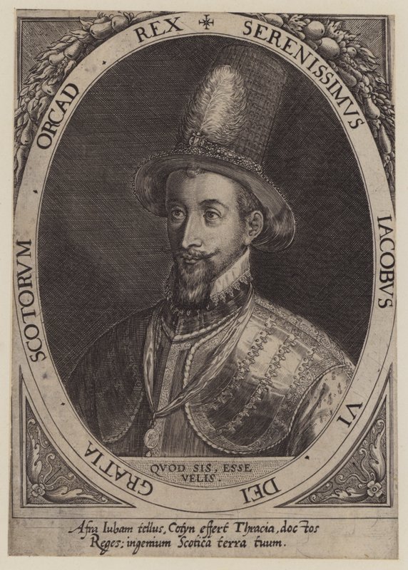 VI. Jakab skót király (metszet) alkotó: Dominicus or Custodis Custos