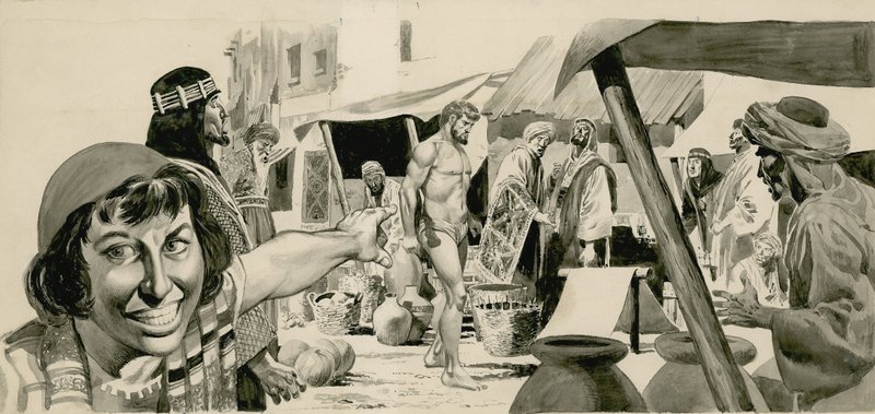 Ézsaiás meztelenül jár alkotó: Don Lawrence