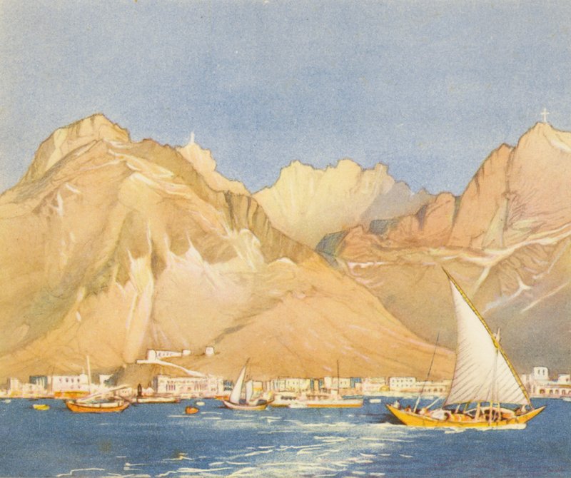 Aden (színes litográfia) alkotó: Donald (after) Maxwell